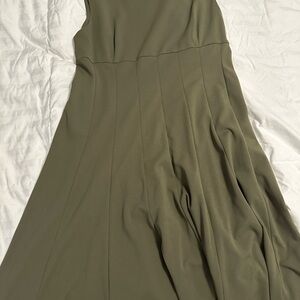 Calvin Klein Olive Maxi Dress